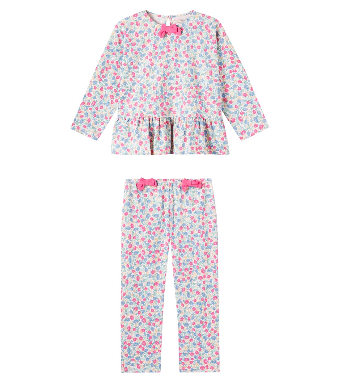 Floral cotton top and pants set | Konges Sløjd