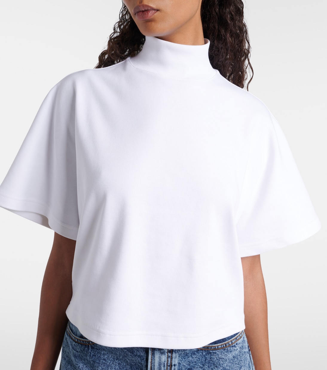 T-Shirt aus Baumwoll-Jersey | Alaïa