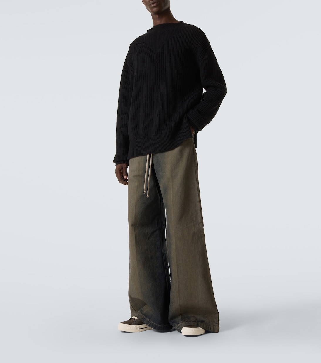 X Converse Sneakers aus Kalbshaar | Rick Owens