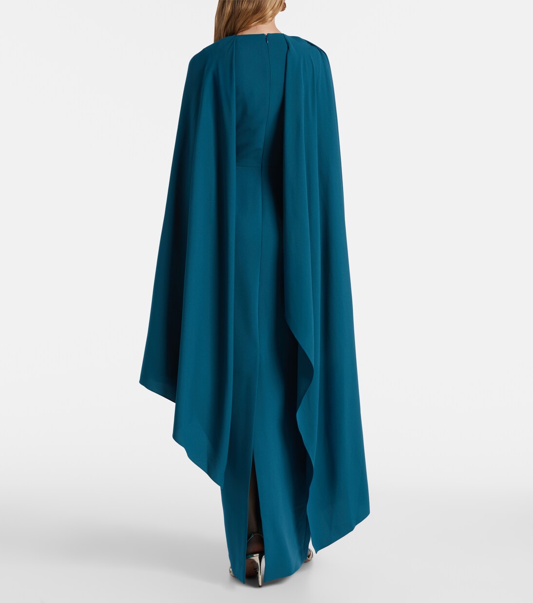 Robe longue Deena en crêpe | Roksanda