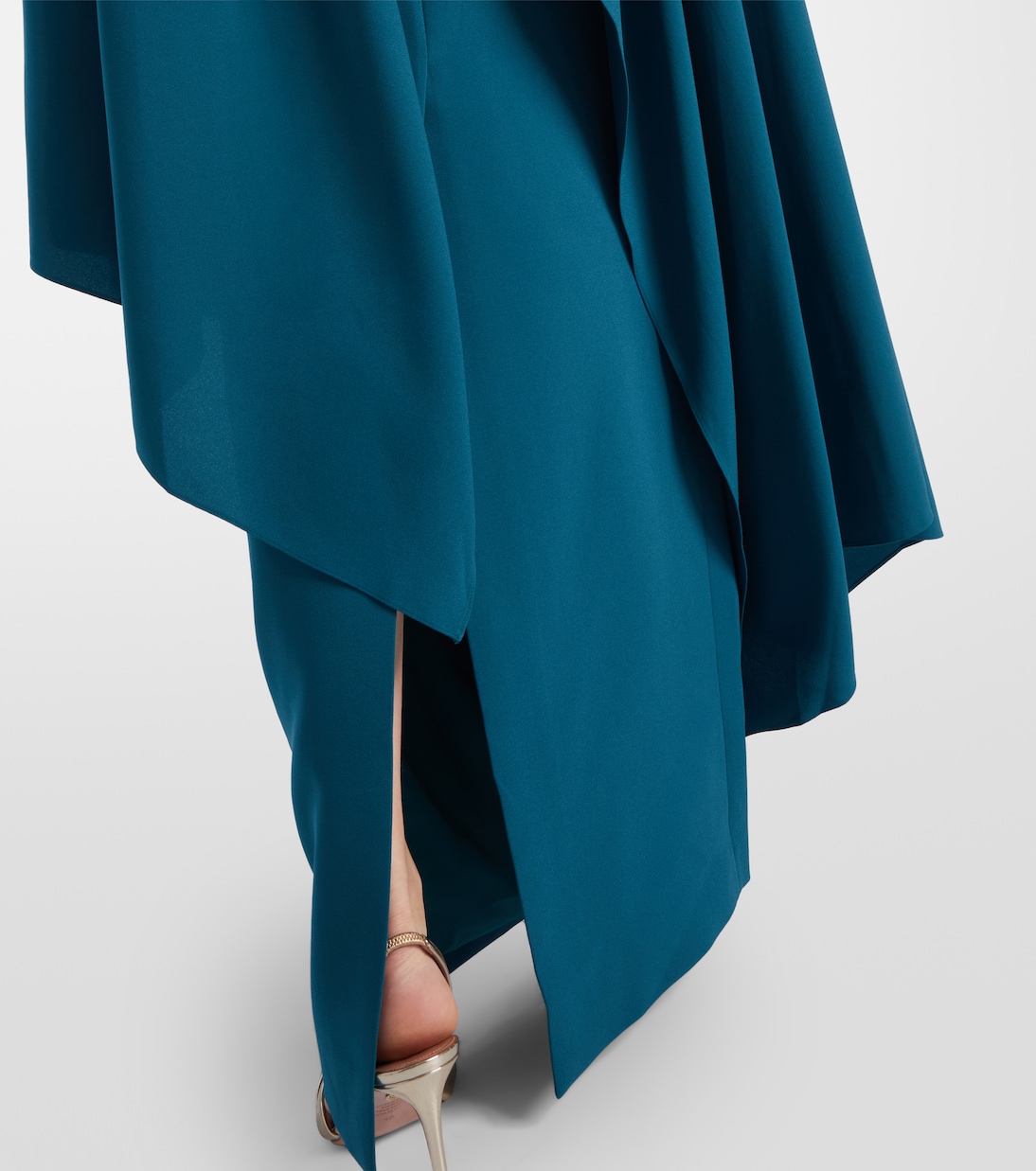 Robe longue Deena en crêpe | Roksanda