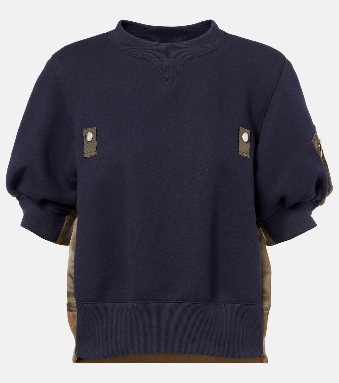 Top aus Twill und Jersey | Sacai