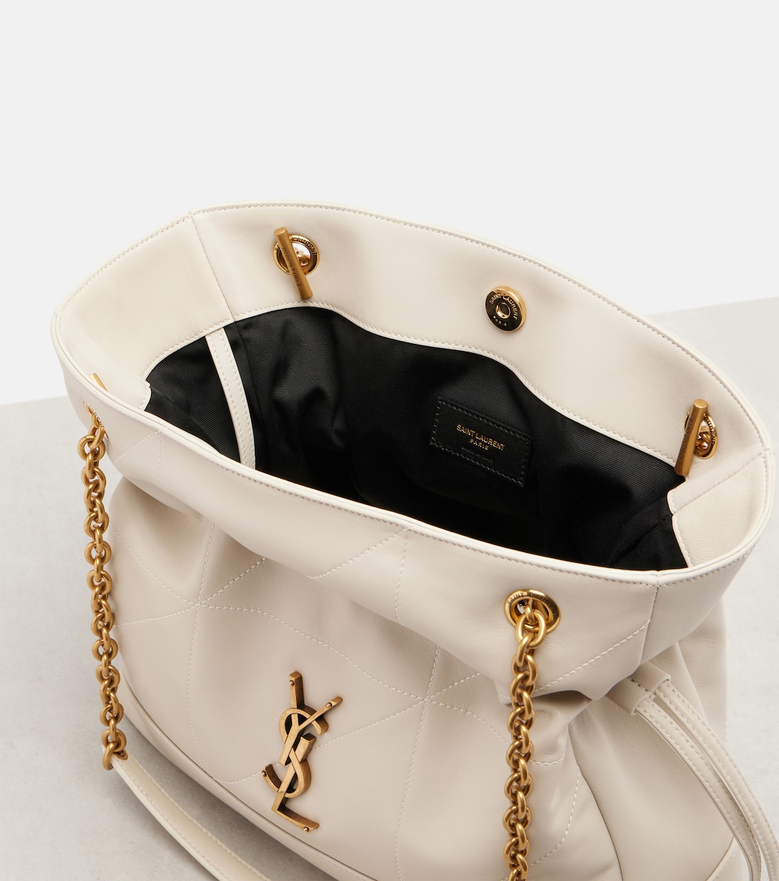 Jamie Shopping Small leather tote bag | Saint Laurent