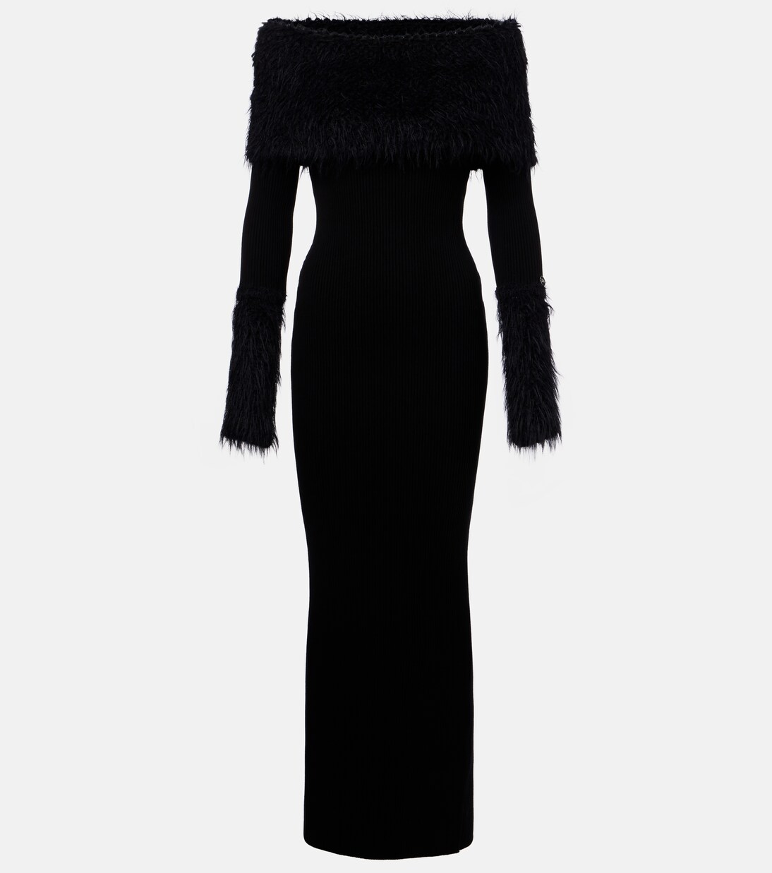 Robe longue à encolure bardot | Jean Paul Gaultier