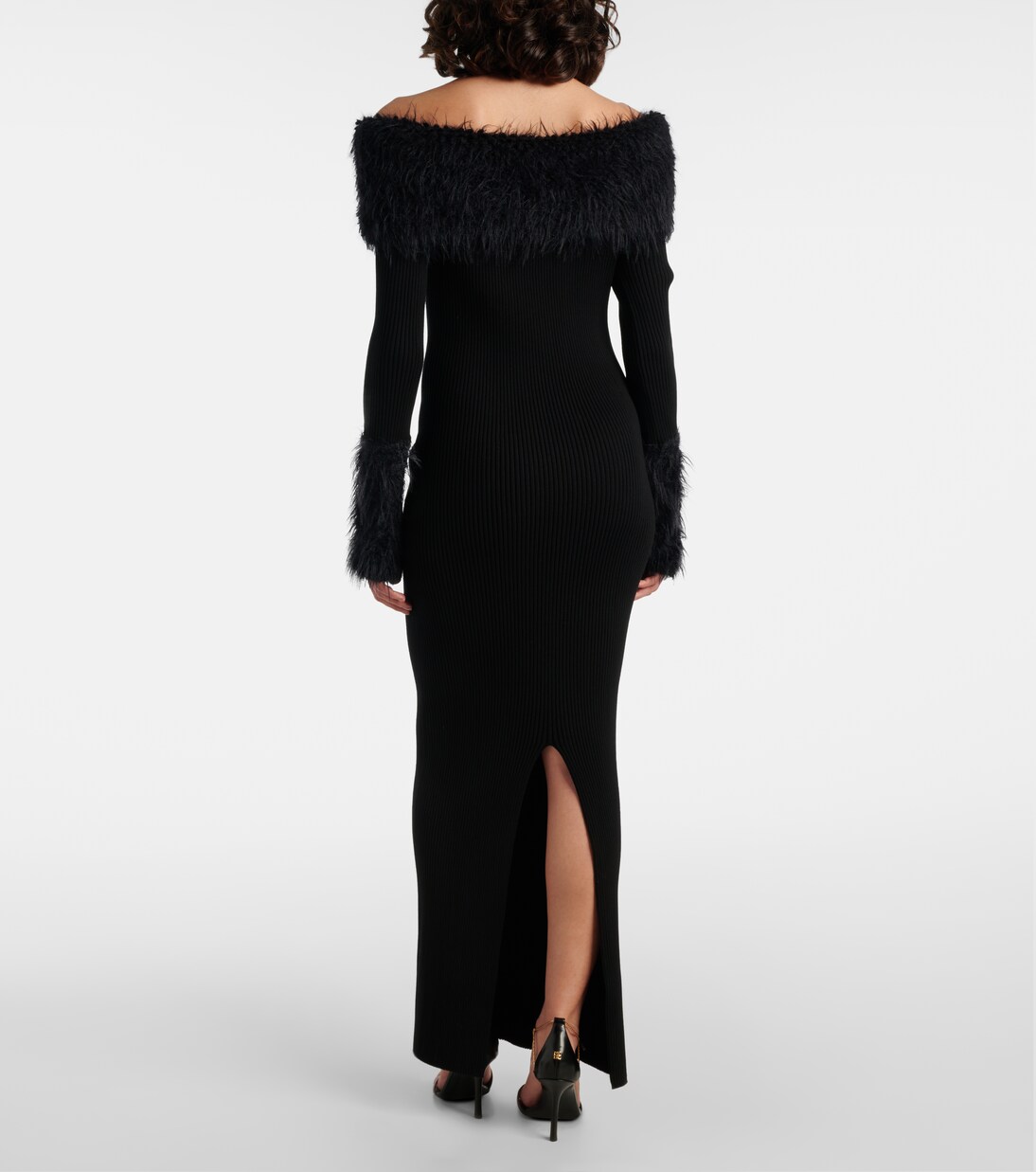 Robe longue à encolure bardot | Jean Paul Gaultier