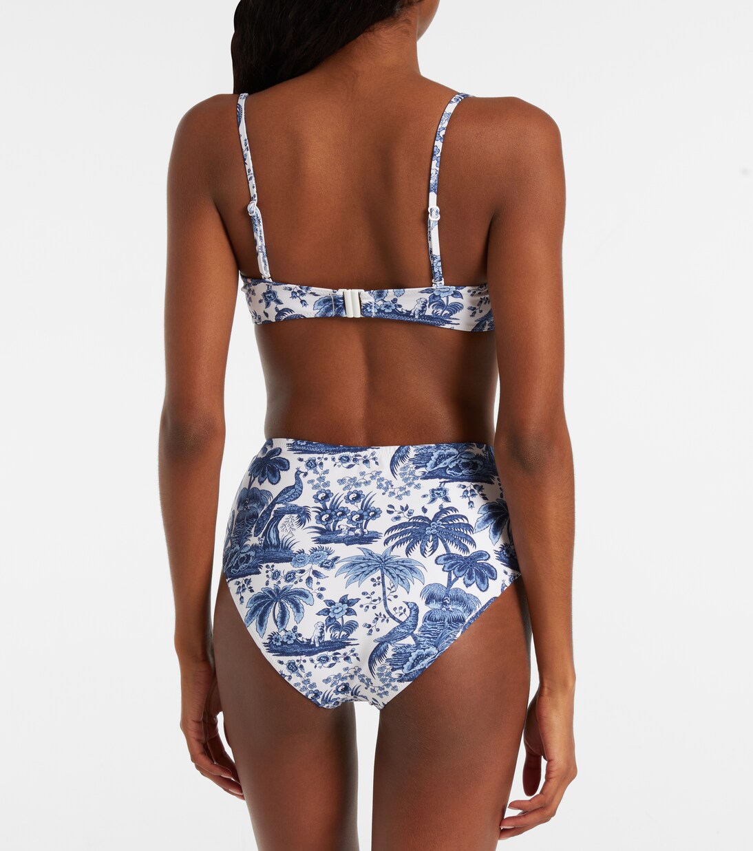 Braga de bikini Devon de tiro alto | Staud