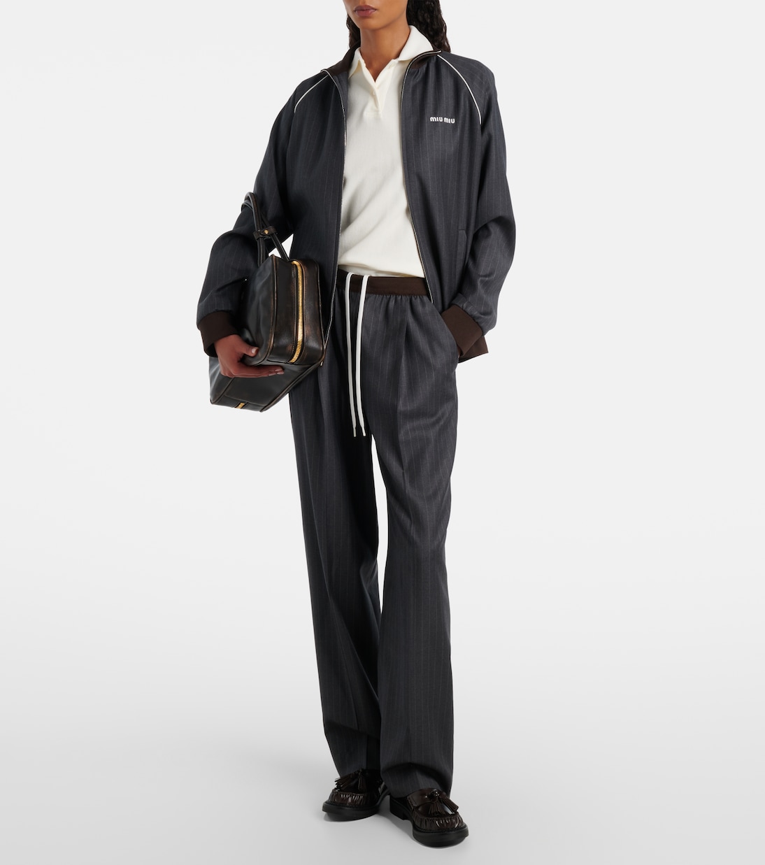 Loafers aus Leder | Miu Miu