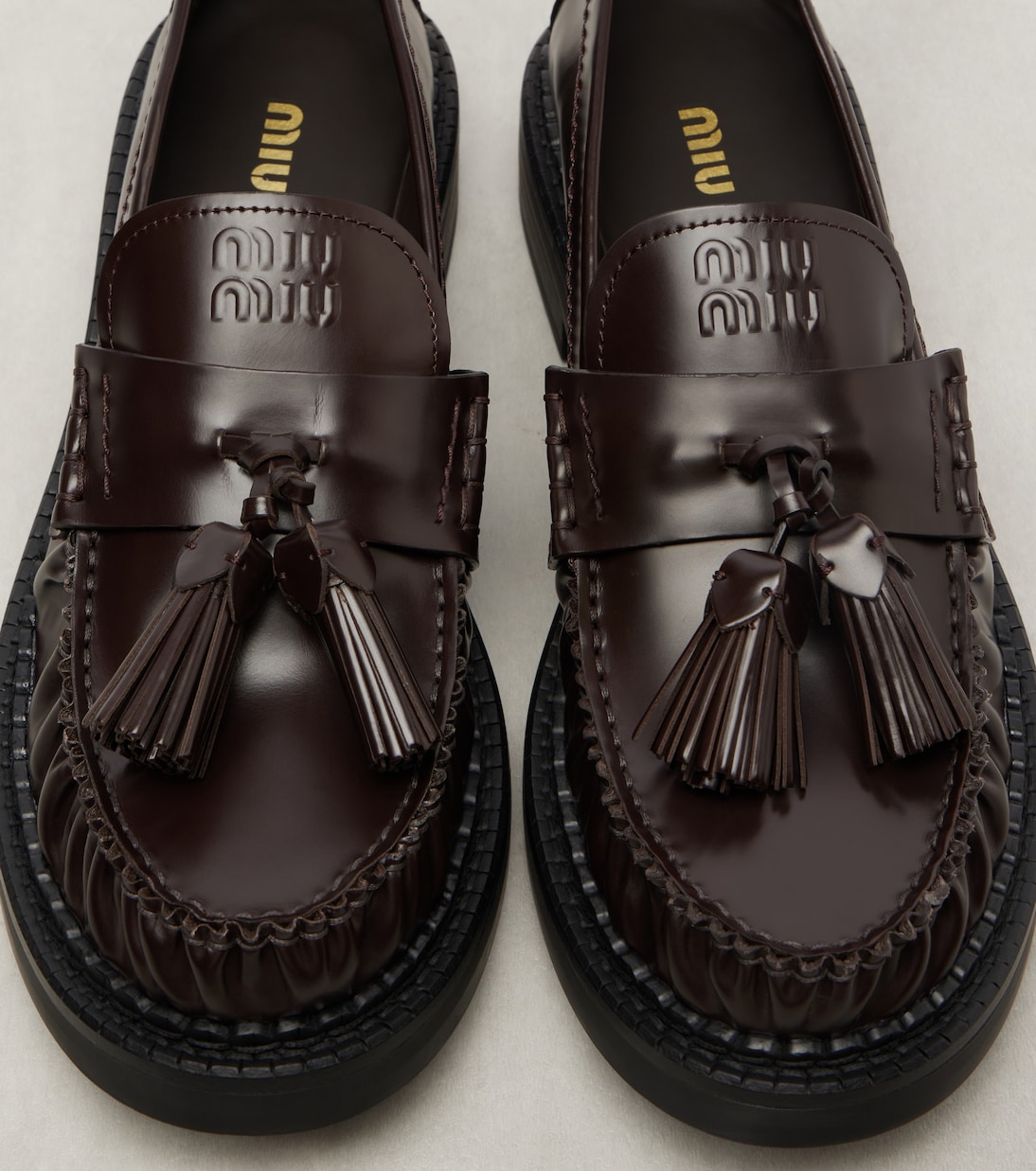 Loafers aus Leder | Miu Miu