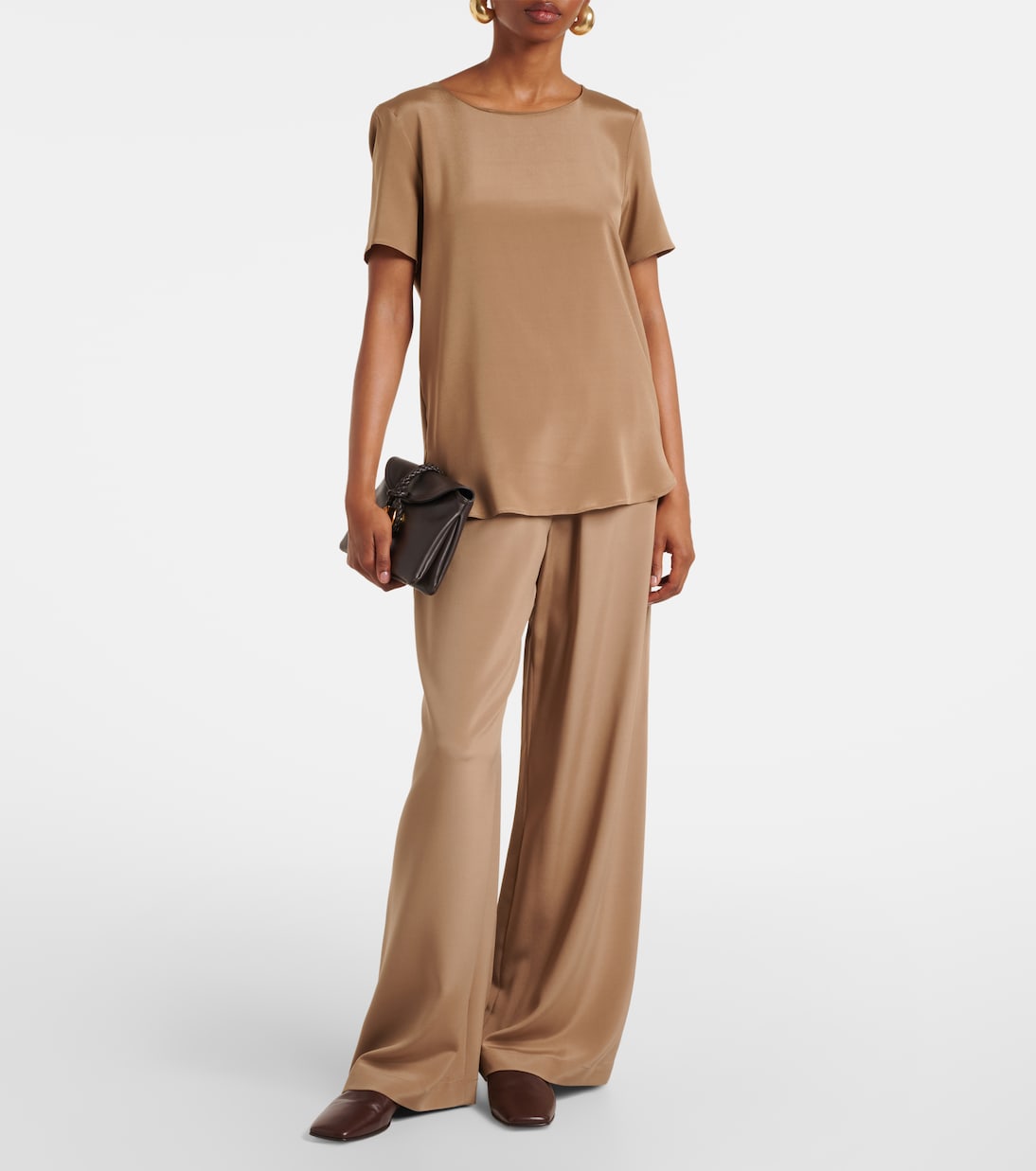 T-Shirt Aris aus einem Seidengemisch | Max Mara