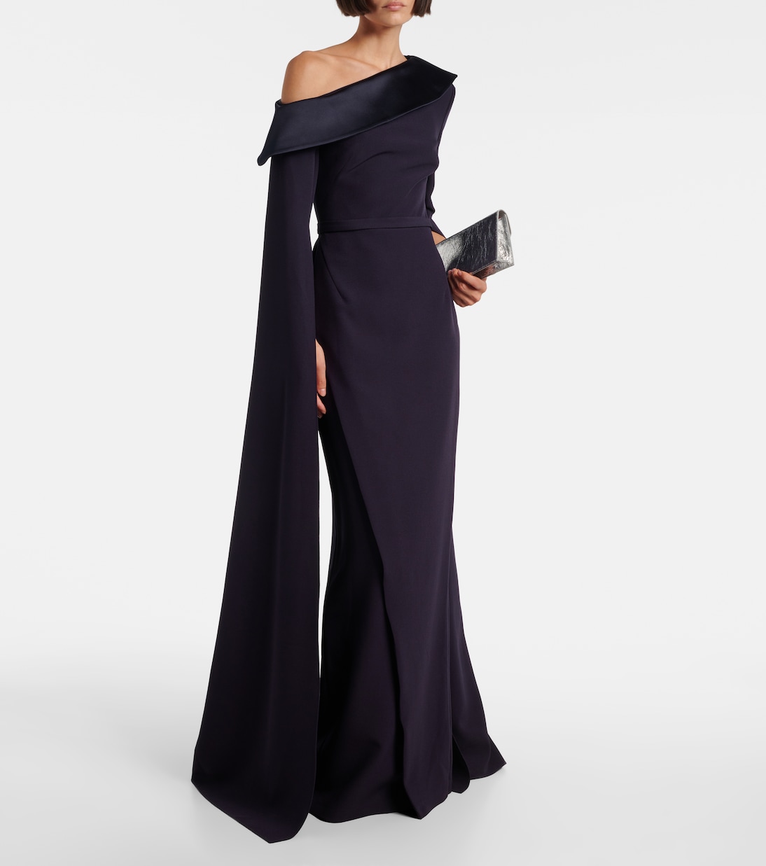 Robe Rinoa aus Crêpe | Safiyaa