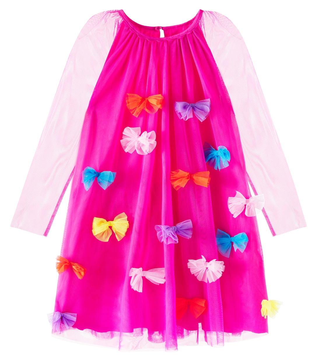 Bow-detail tulle dress | Stella McCartney Kids