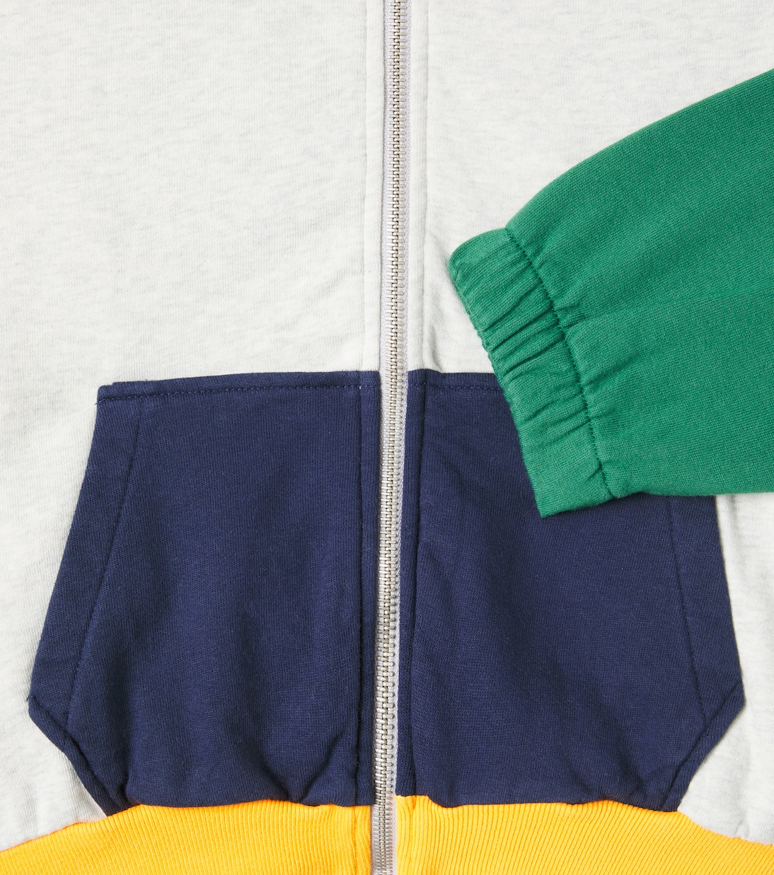 Zip-up cotton fleece sweatshirt | Bobo Choses