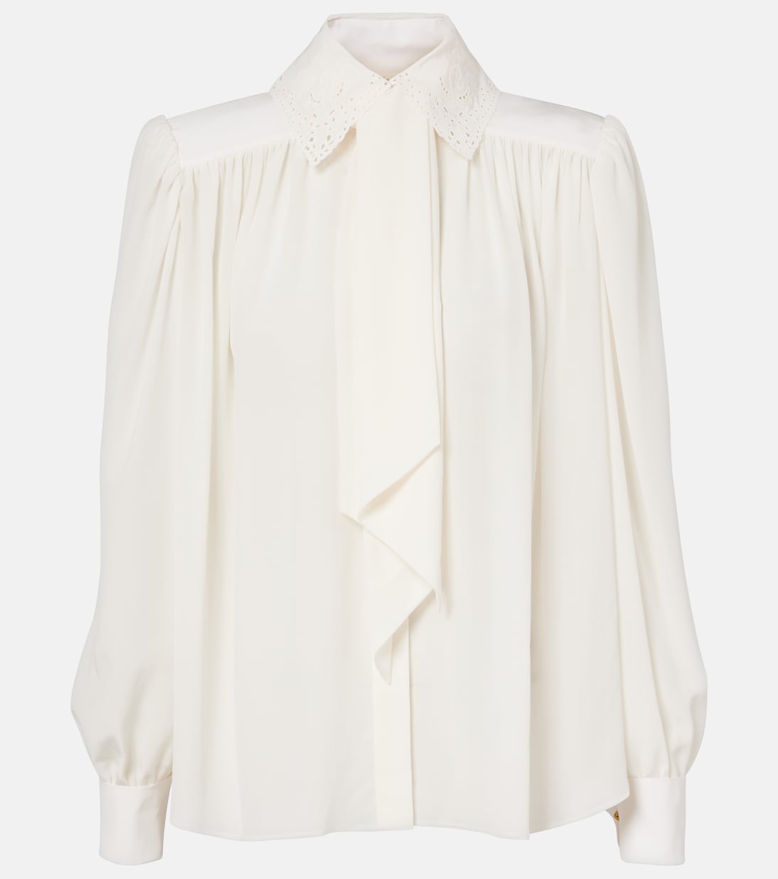 Blusa en crepé de china de seda | Chloé