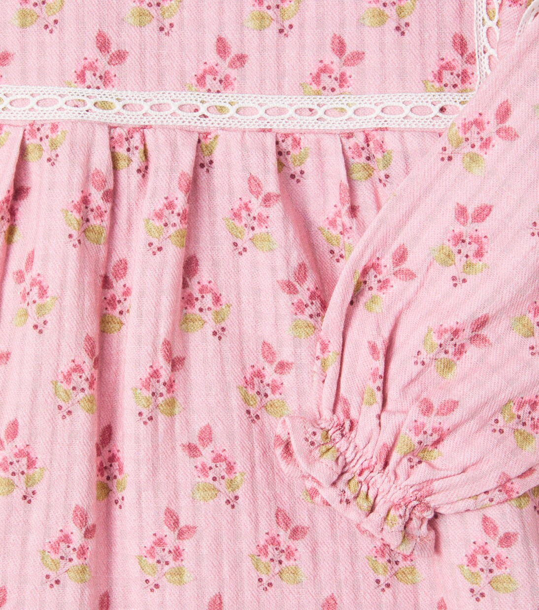 Baby Isquia floral ruffled cotton dress | Cozmo