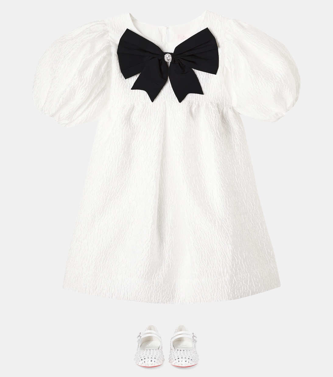 Abito Dolly in broccato con fiocco | Tutu Du Monde