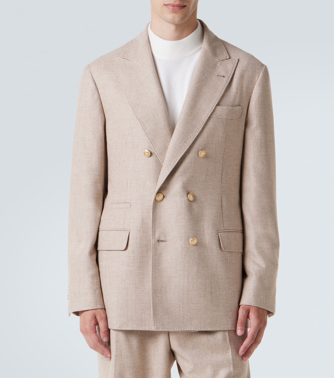 Veste de costume en cachemire et soie | Brunello Cucinelli