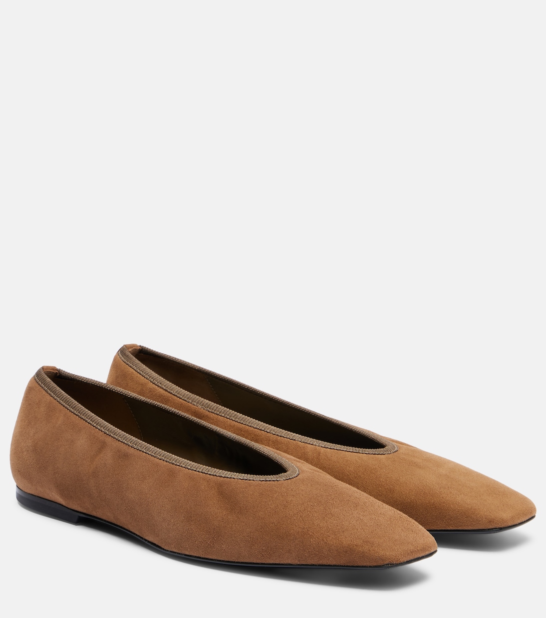 Suede ballet flats | Toteme