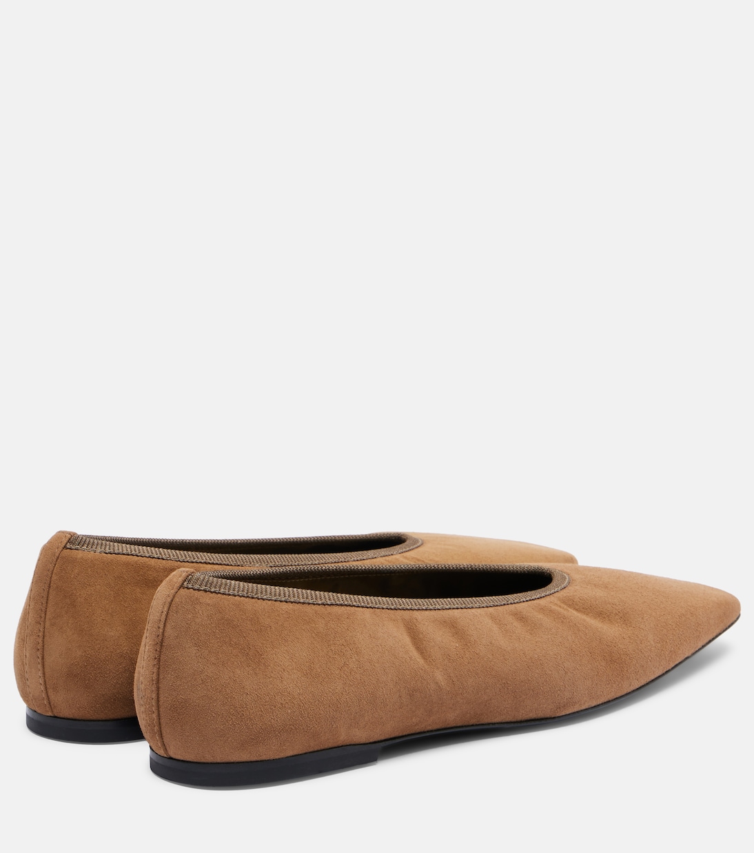 Suede ballet flats | Toteme