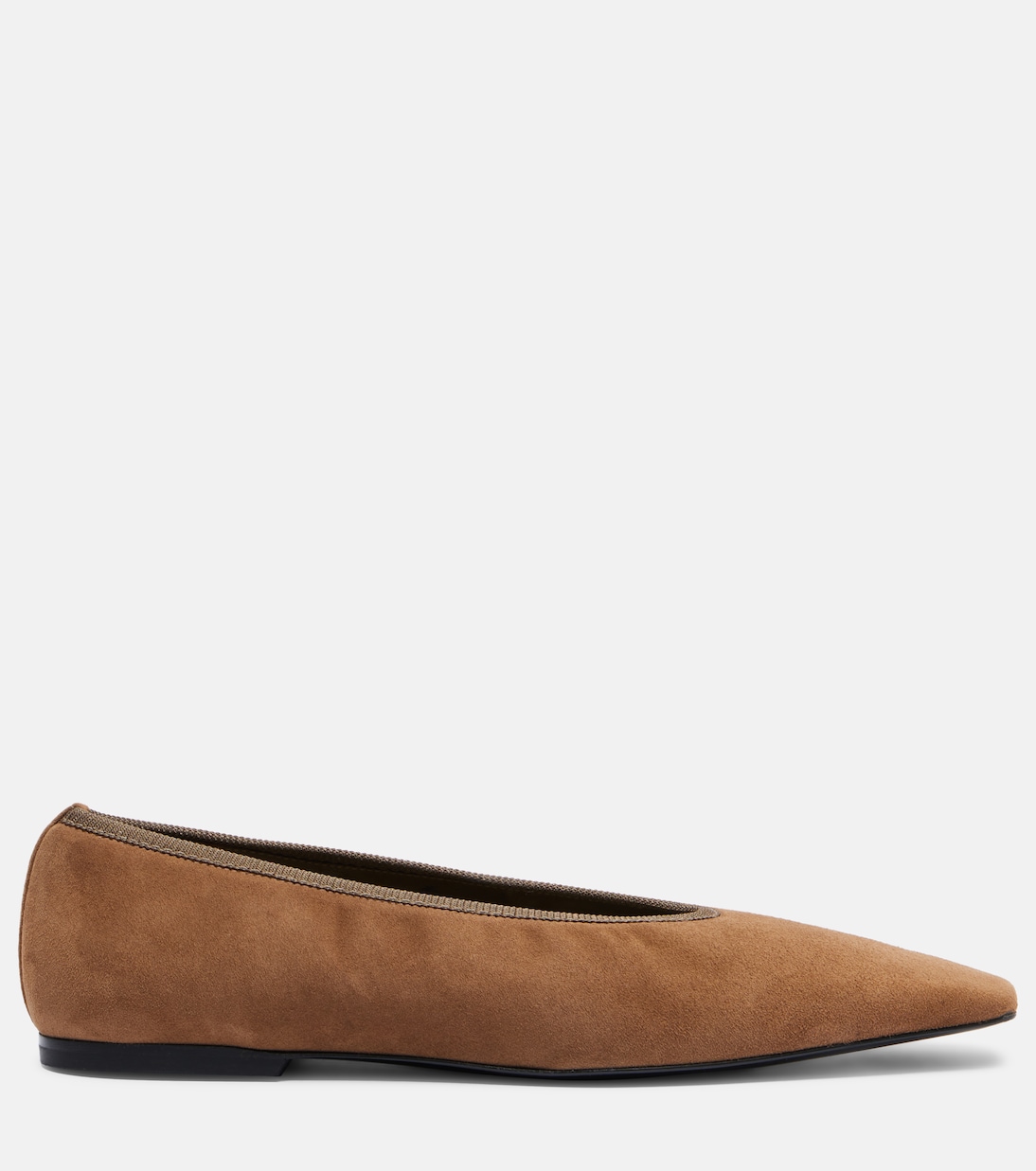 Suede ballet flats | Toteme
