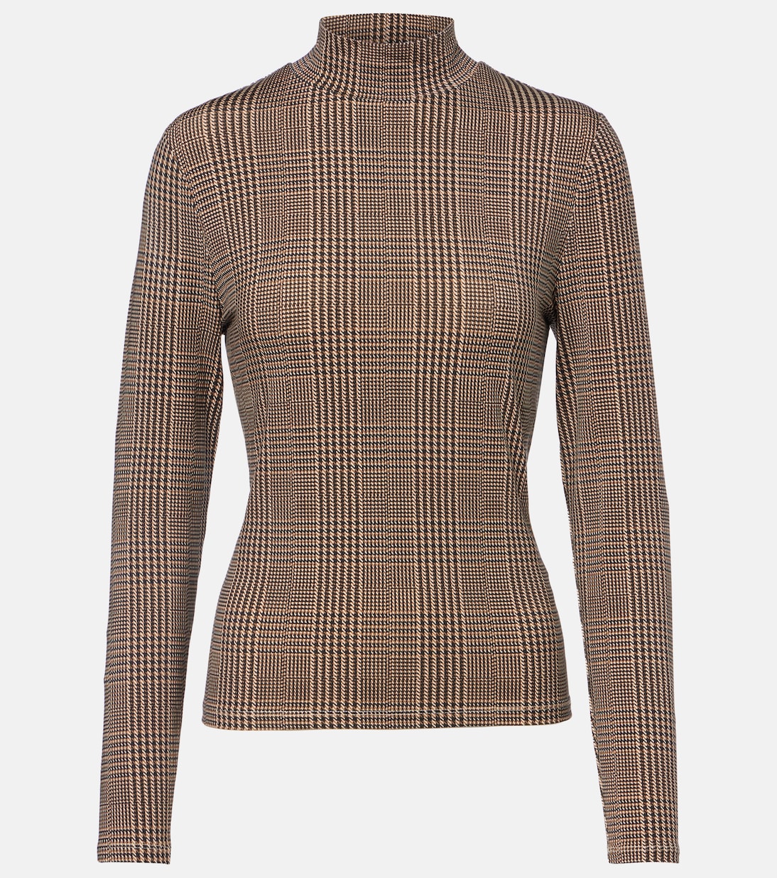 Nate houndstooth jersey top | Veronica Beard