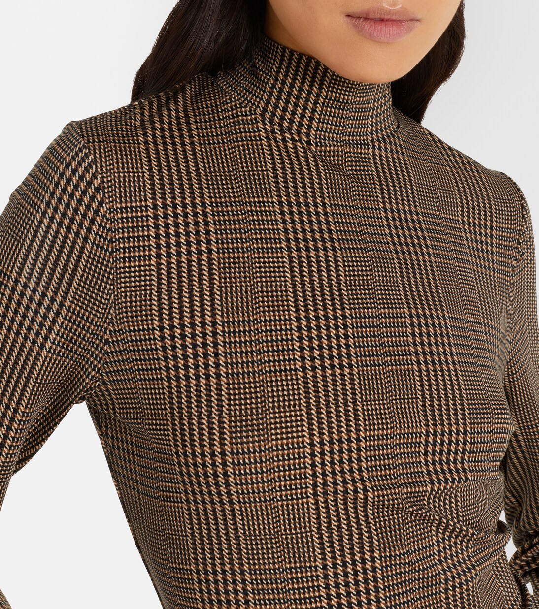 Nate houndstooth jersey top | Veronica Beard