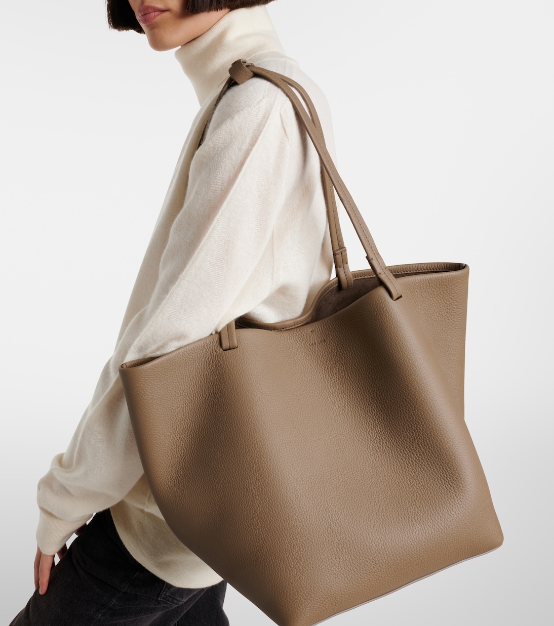 Park Three leather tote bag | The Row