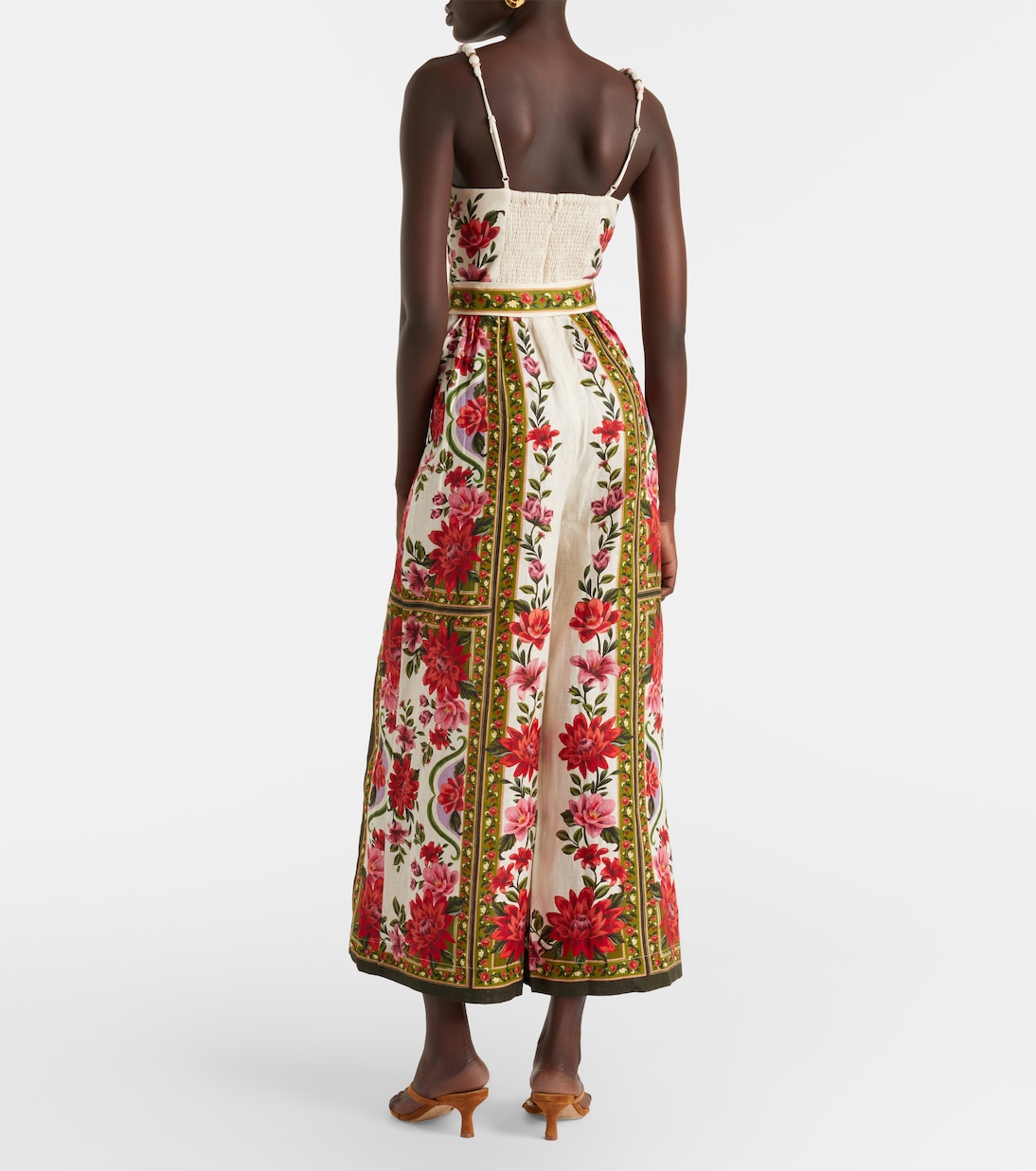 Wonder Rio belted linen jumpsuit | Farm Rio