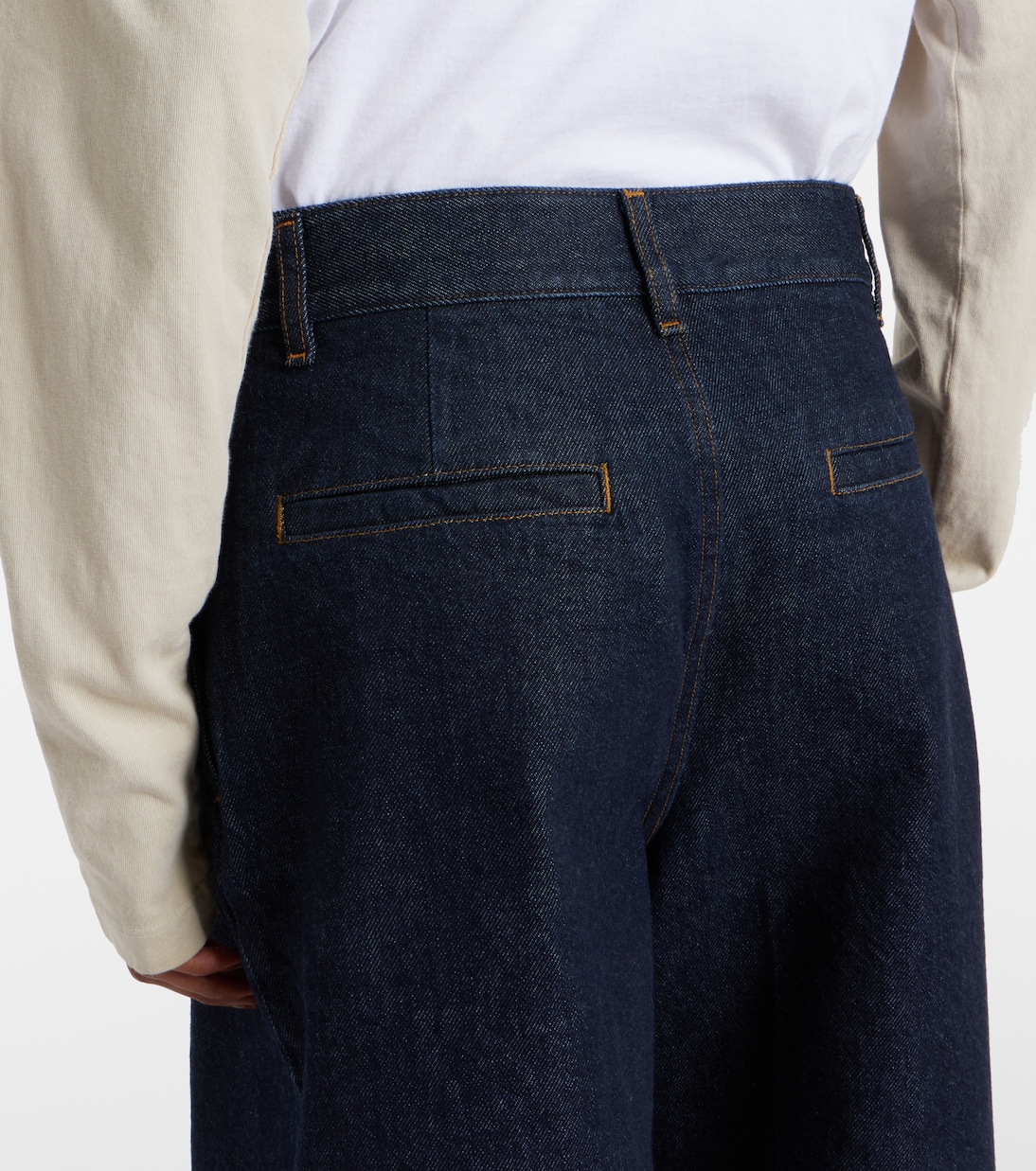 Short ample à taille basse en jean | Frame