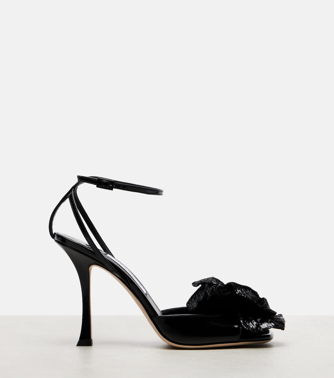 Sandali Mimmi in pelle con applicazioni floreali | Jimmy Choo