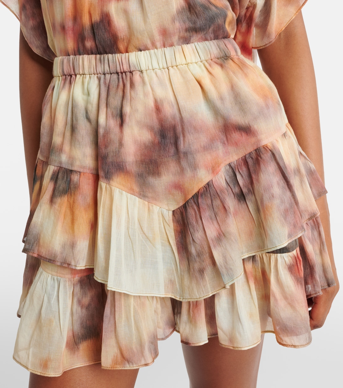 Jocadia printed ruffled cotton skort | Marant Etoile