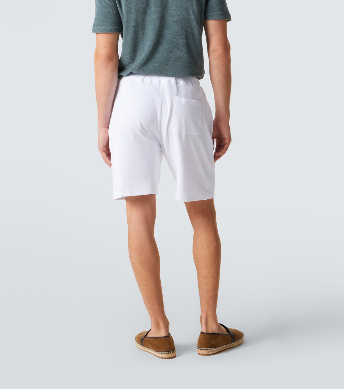 Shorts aus Baumwollfrottee | Fedeli