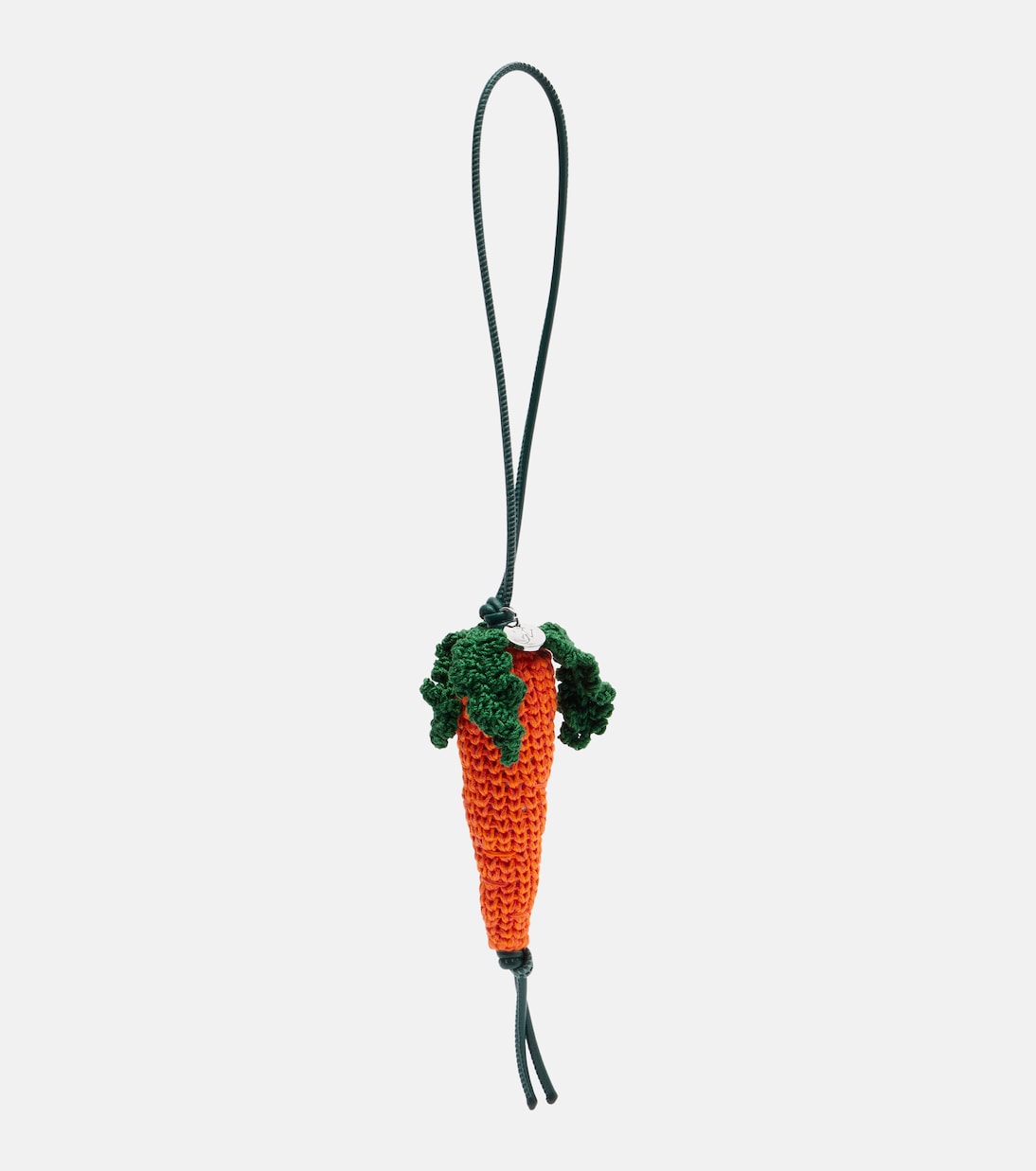 Carrot knitted bag charm | JW Anderson