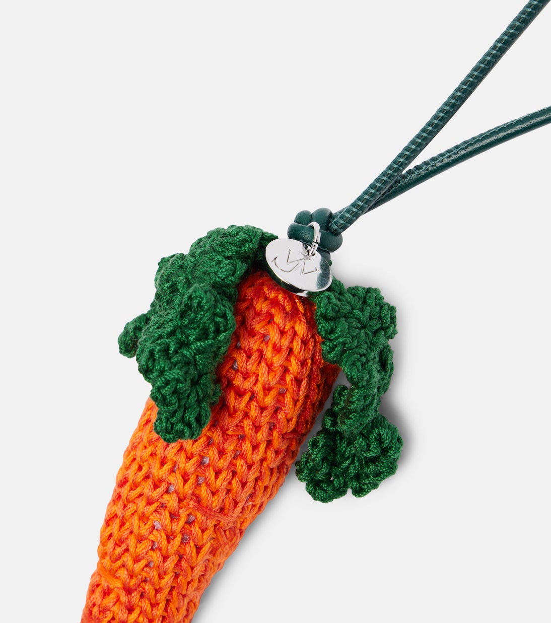 Carrot knitted bag charm | JW Anderson
