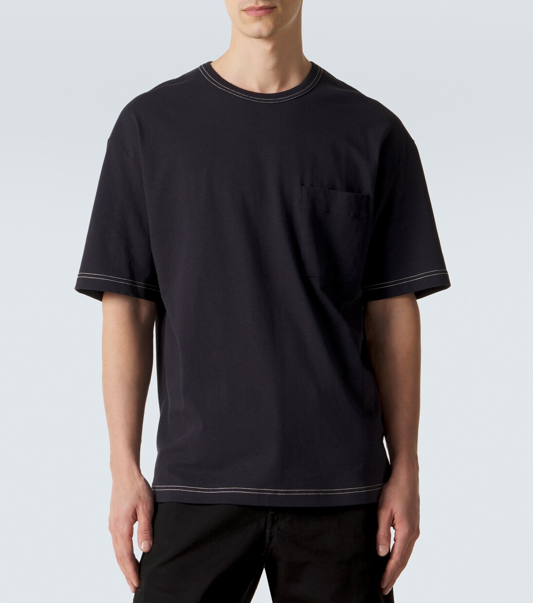 Cotton and linen T-shirt | Lemaire