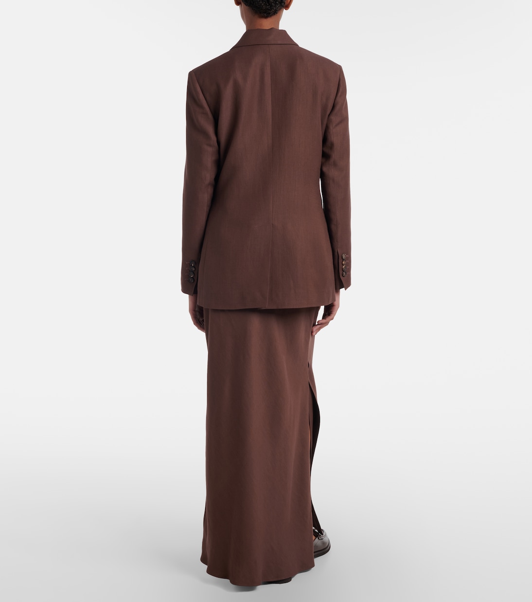 Maxirock aus Twill | Brunello Cucinelli