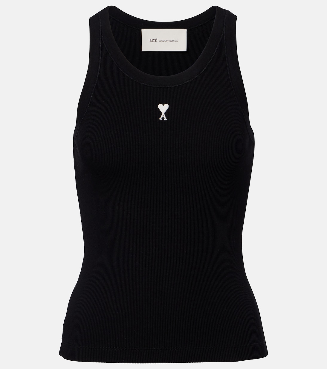 Ami de Cœur cotton jersey tank top | Ami Paris
