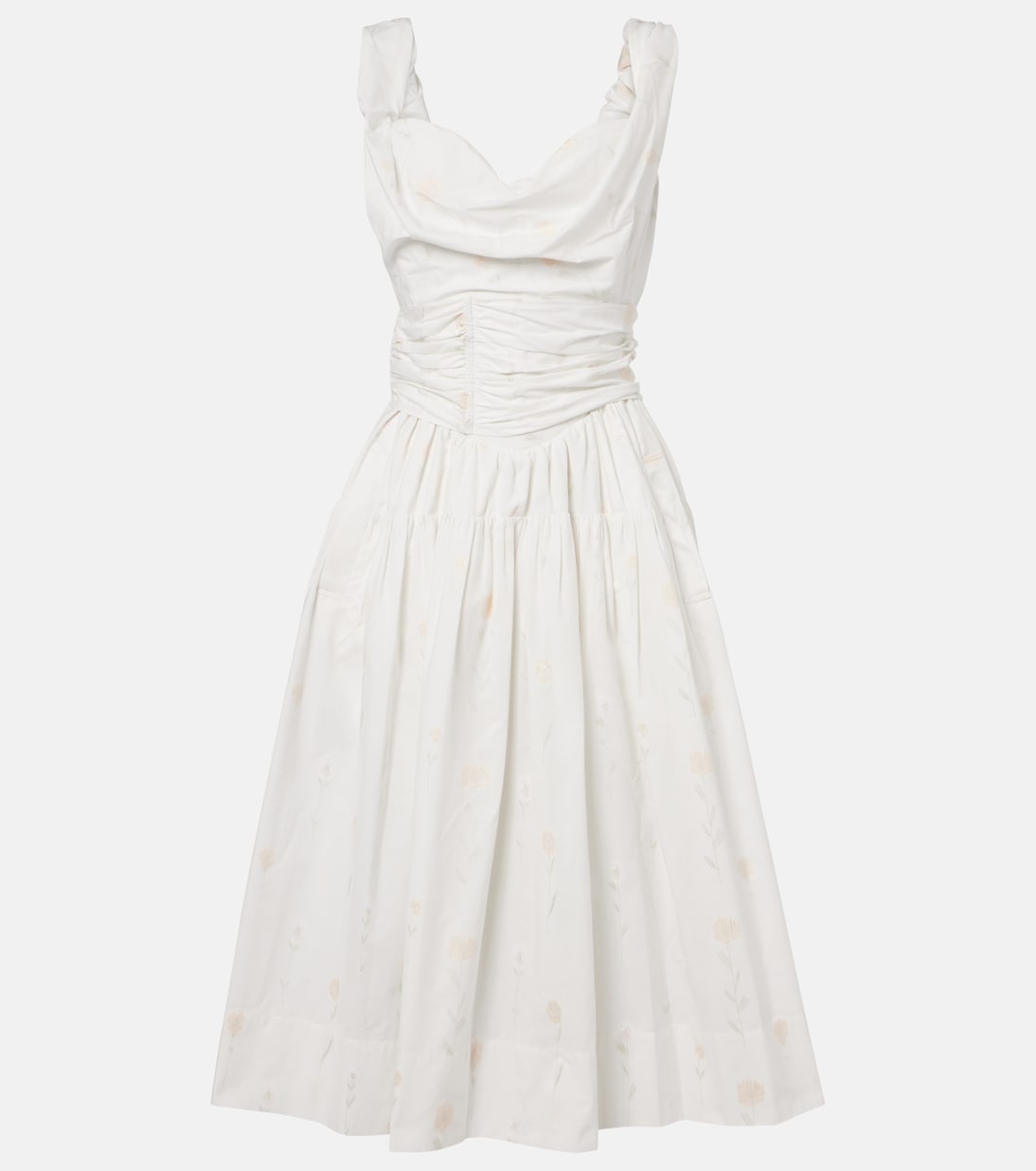 Vestido Sunday de mezcla de algodón floral | Vivienne Westwood