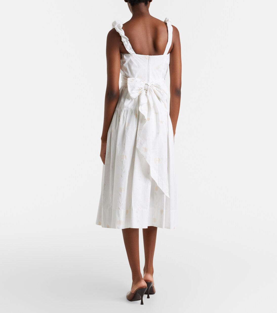 Vestido Sunday de mezcla de algodón floral | Vivienne Westwood