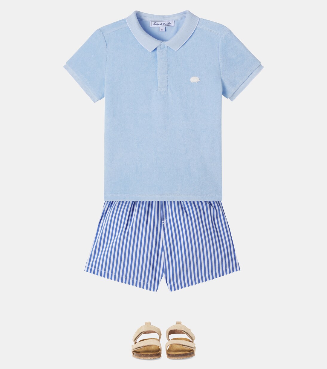 Striped swim trunks | Tartine et Chocolat