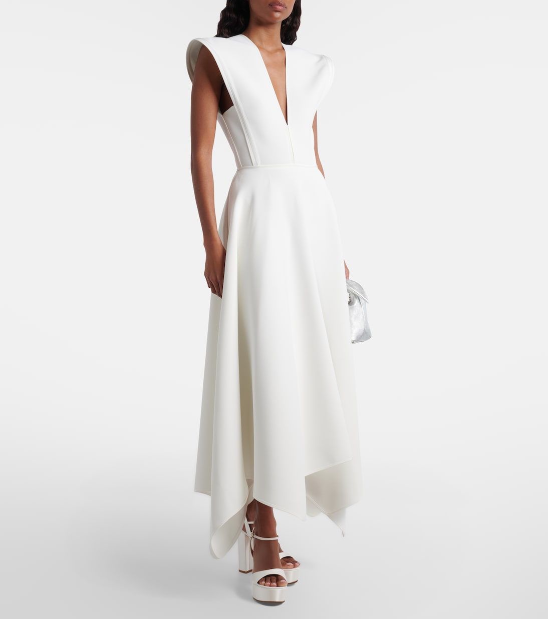 Marlena satin platform sandals | Gianvito Rossi