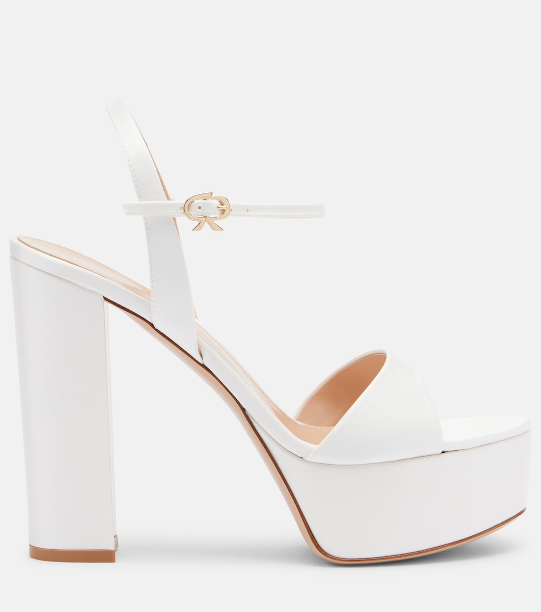 Marlena satin platform sandals | Gianvito Rossi