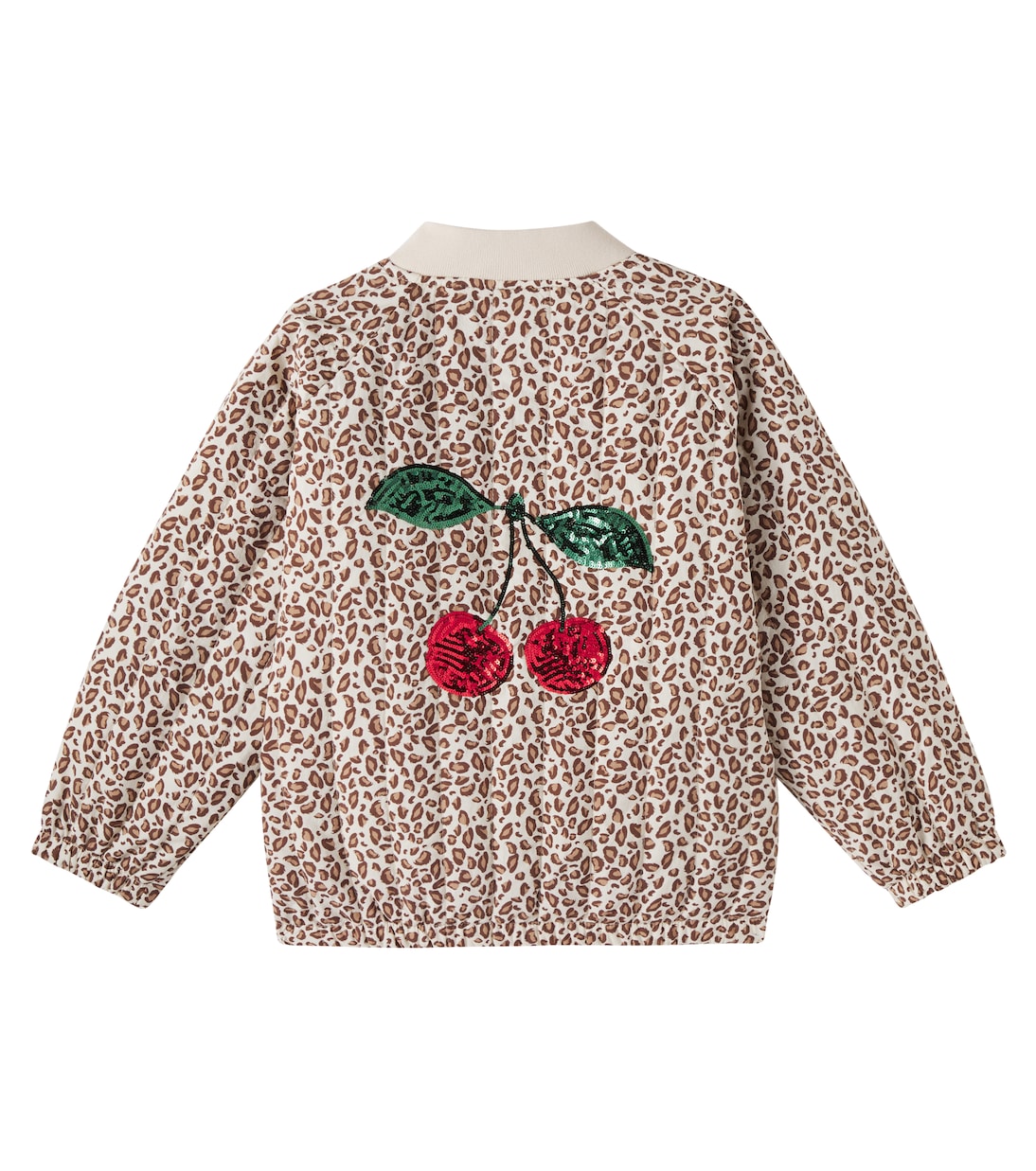 Veste bomber Juno à sequins et motif léopard | Konges Sløjd