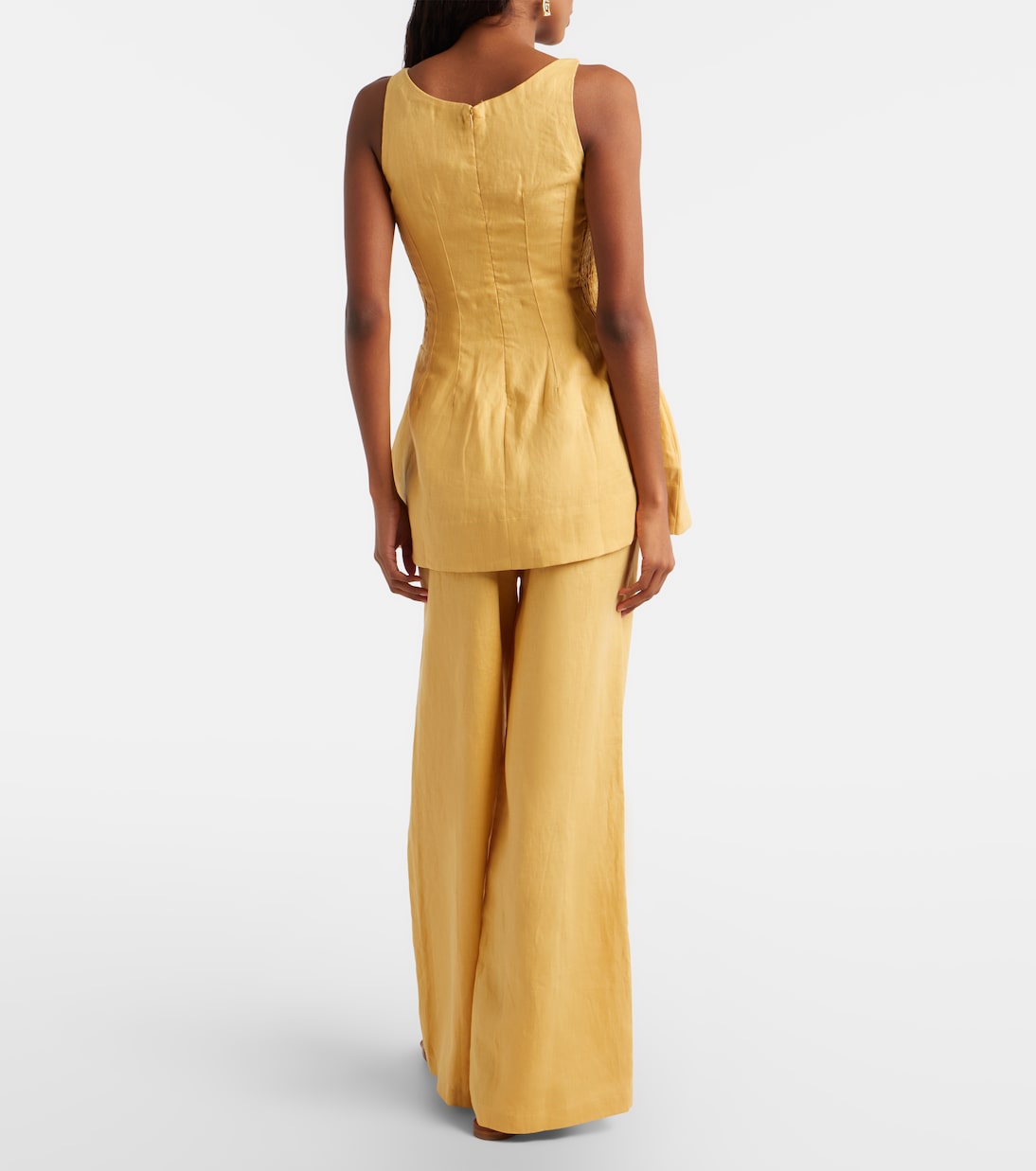 Syna linen wide-leg pants | Faithfull