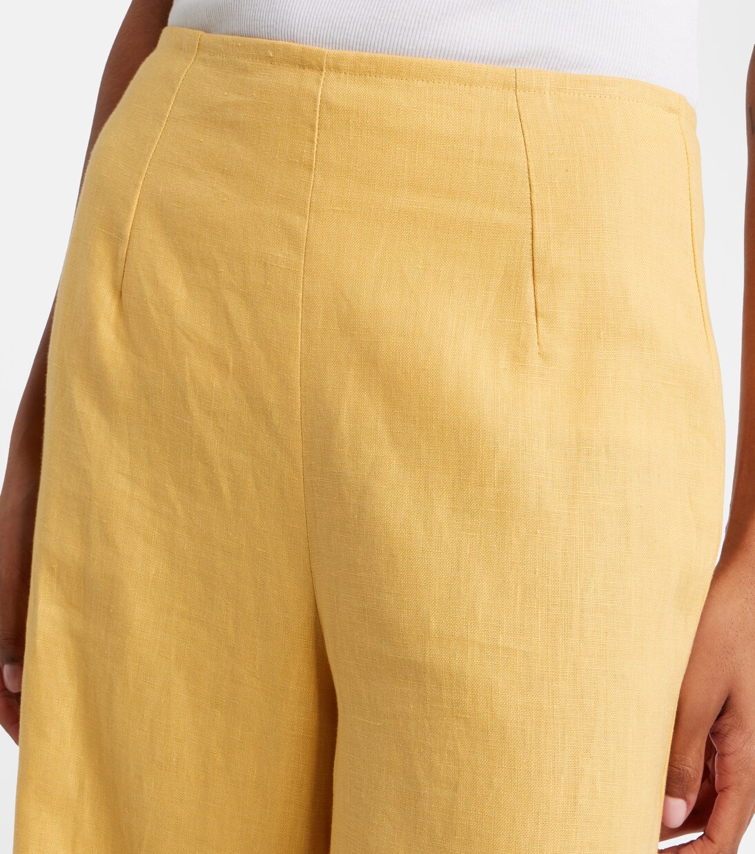 Syna linen wide-leg pants | Faithfull