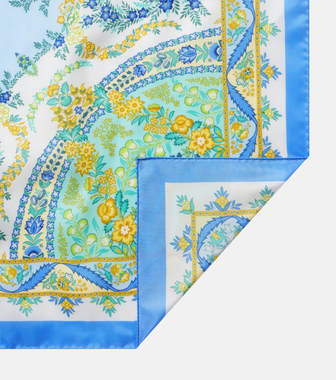 Floral silk twill scarf | Etro