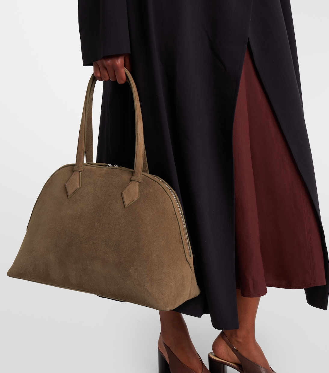 Harnick Medium suede shoulder bag | A.Emery