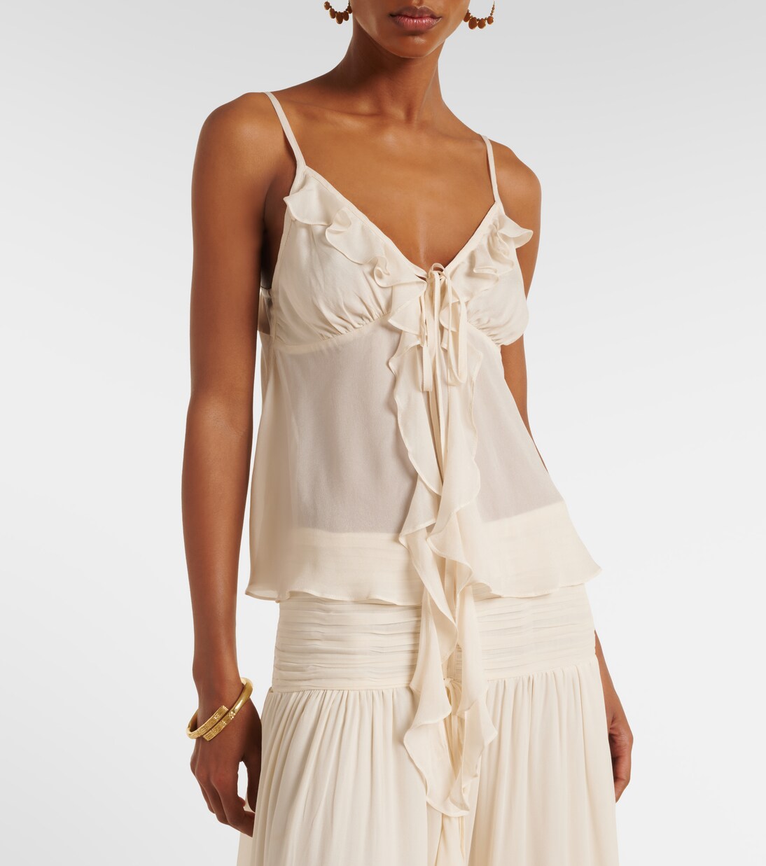 Camille ruffled camisole | Poupette St Barth