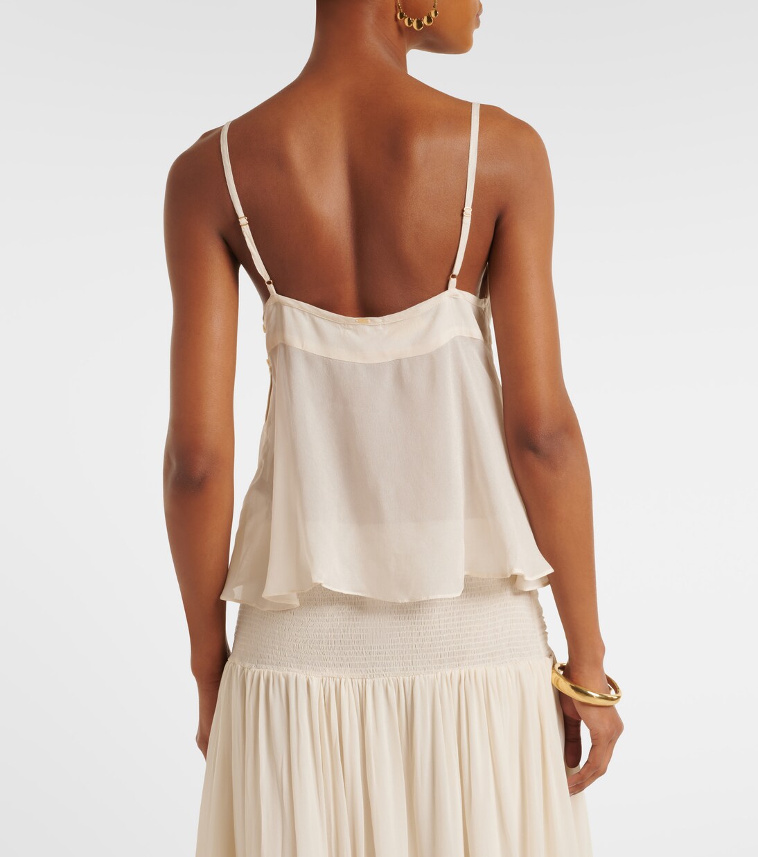 Camille ruffled camisole | Poupette St Barth