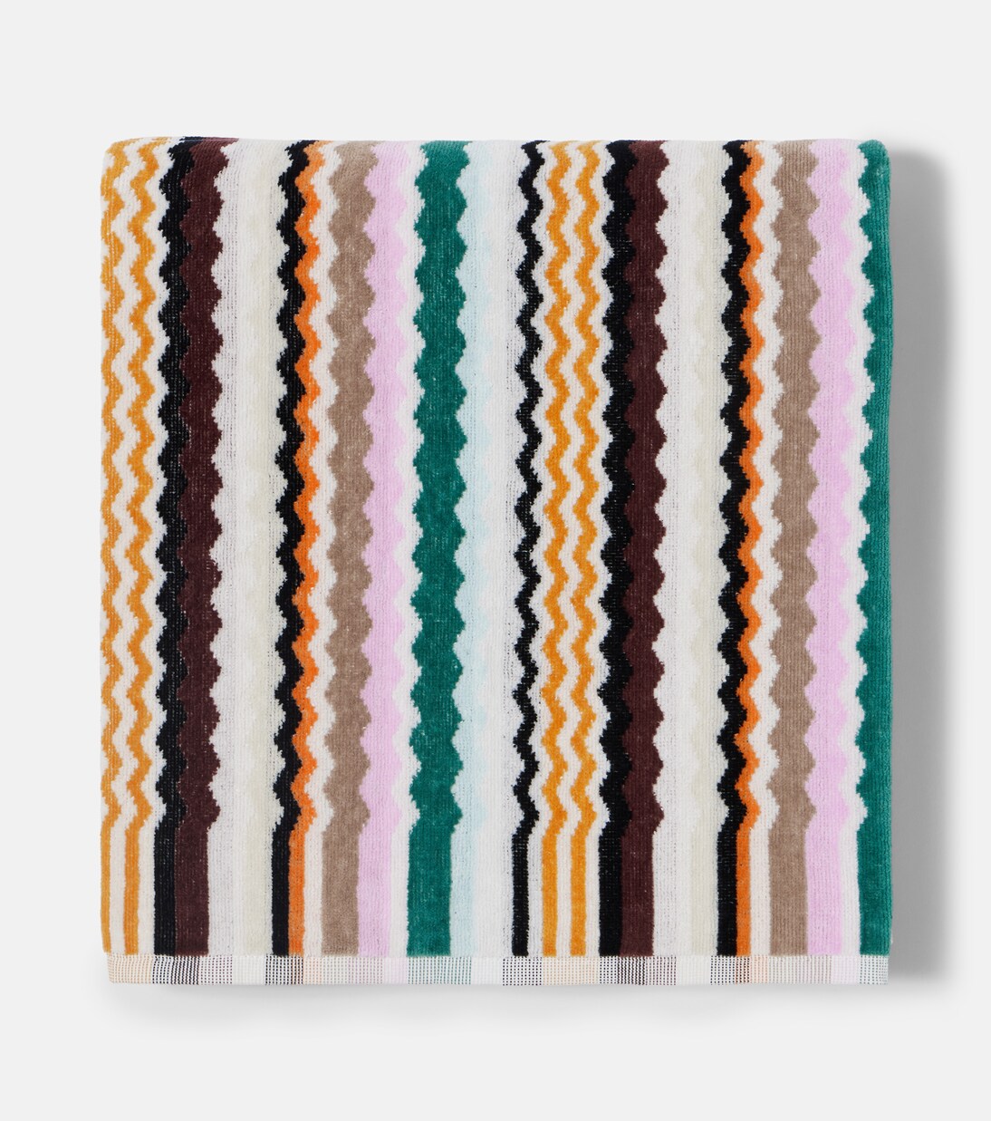 Aura Zigzag cotton terry bath towel | Missoni
