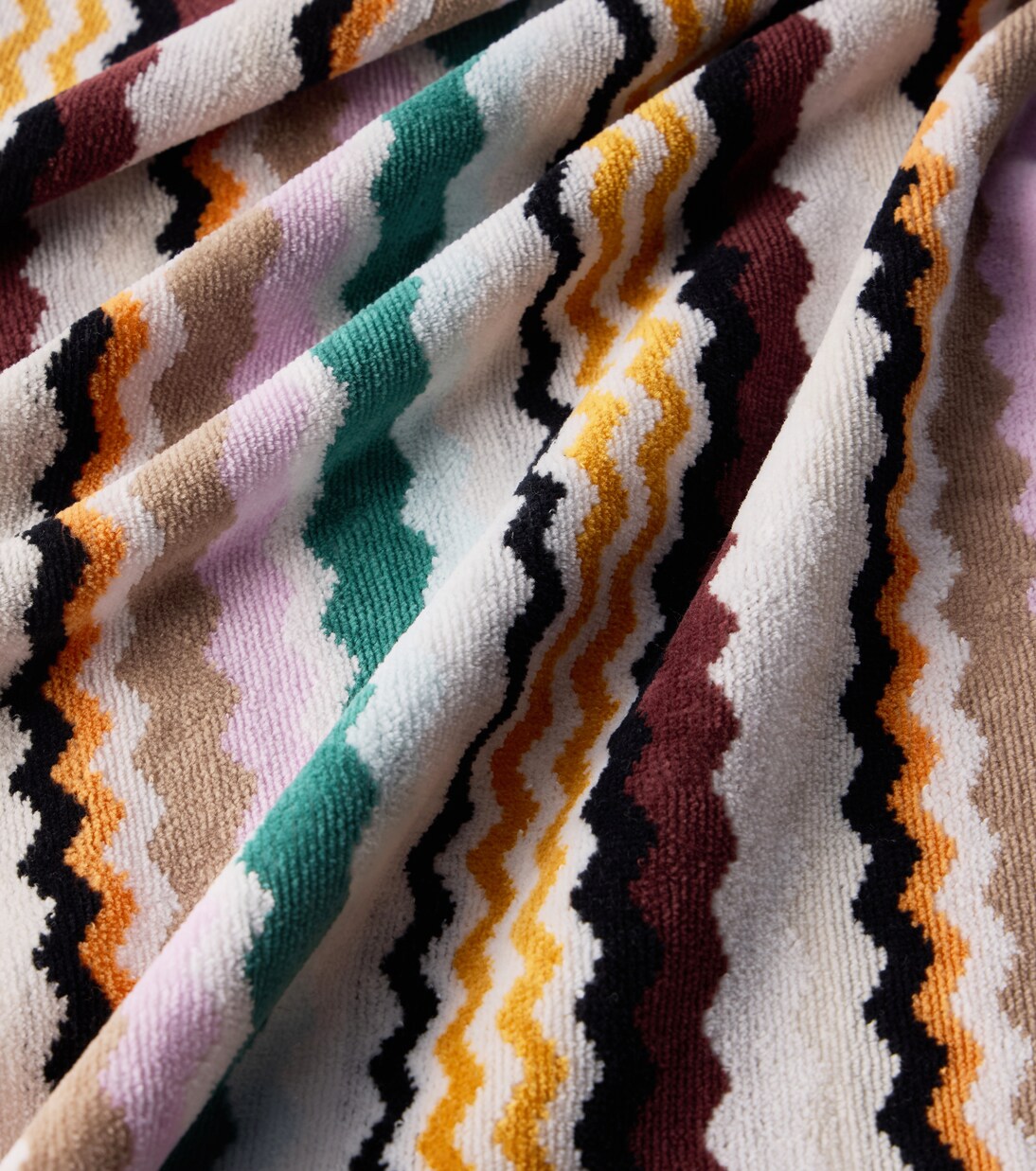 Aura Zigzag cotton terry bath towel | Missoni